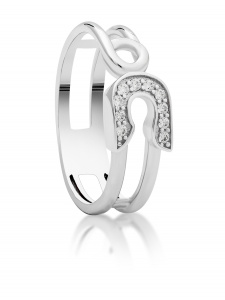 Женское кольцо из серебра 925 пробы, артикул 2930.1