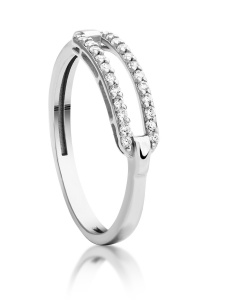 Женское кольцо дорожка из серебра 925 пробы, артикул 2974.1