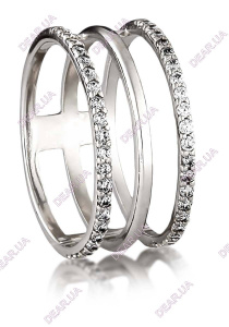 Женское кольцо дорожка из серебра 925 пробы, артикул 2712.1