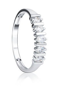 Женское кольцо дорожка из серебра 925 пробы, артикул 2827.1