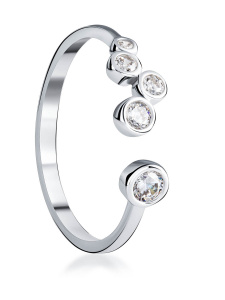 Женское кольцо дорожка из серебра 925 пробы, артикул 2809.1