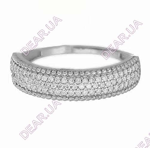 Женское кольцо дорожка из серебра 925 пробы, артикул 2212.1