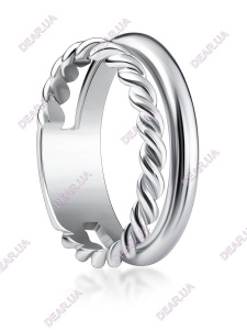 Женское кольцо из серебра 925 пробы, артикул 2817