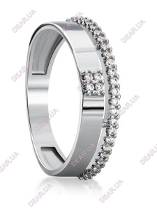 Женское кольцо дорожка из серебра 925 пробы, артикул 2806.1