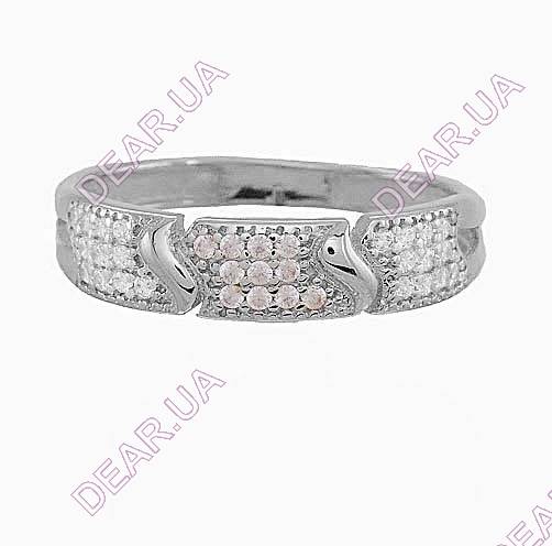 Женское кольцо дорожка из серебра 925 пробы, артикул 2270.1