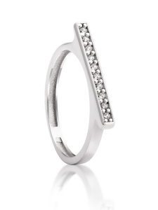 Женское кольцо дорожка из серебра 925 пробы, артикул 6210.1