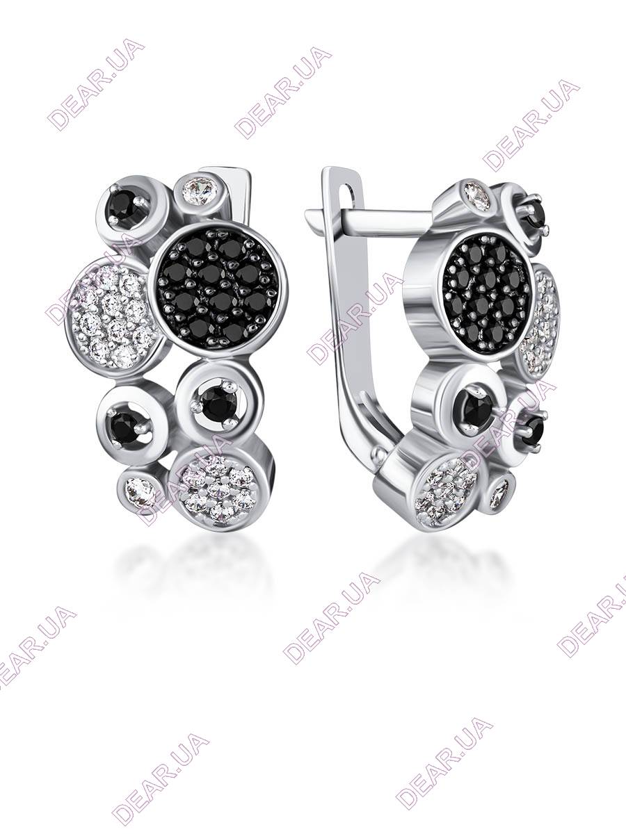 Женские серьги из серебра 925 пробы, артикул 3479.21