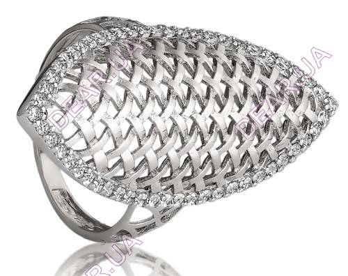 Крупное женское кольцо из серебра 925 пробы, артикул 2420.1