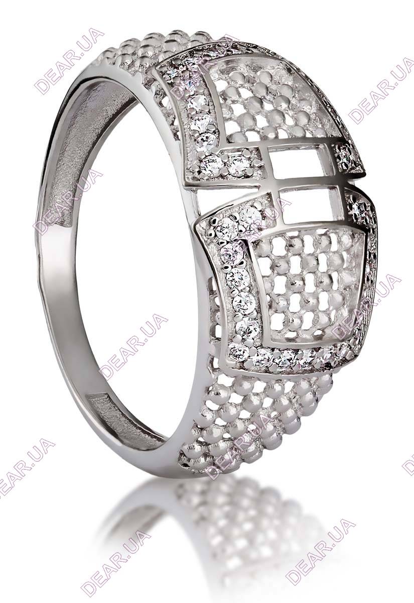 Крупное женское кольцо из серебра 925 пробы, артикул 2562.1