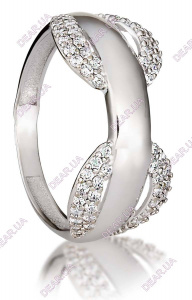 Женское кольцо из серебра 925 пробы, артикул 2561.1