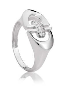 Крупное женское кольцо из серебра 925 пробы, артикул 2921.1
