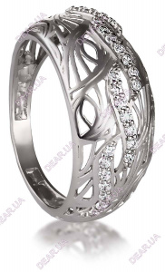 Женское кольцо из серебра 925 пробы, артикул 2583.1