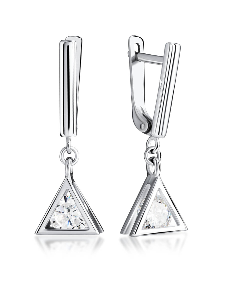 Женские серьги из серебра 925 пробы, артикул 3526.1