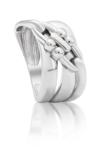 Крупное женское кольцо из серебра 925 пробы, артикул 2933
