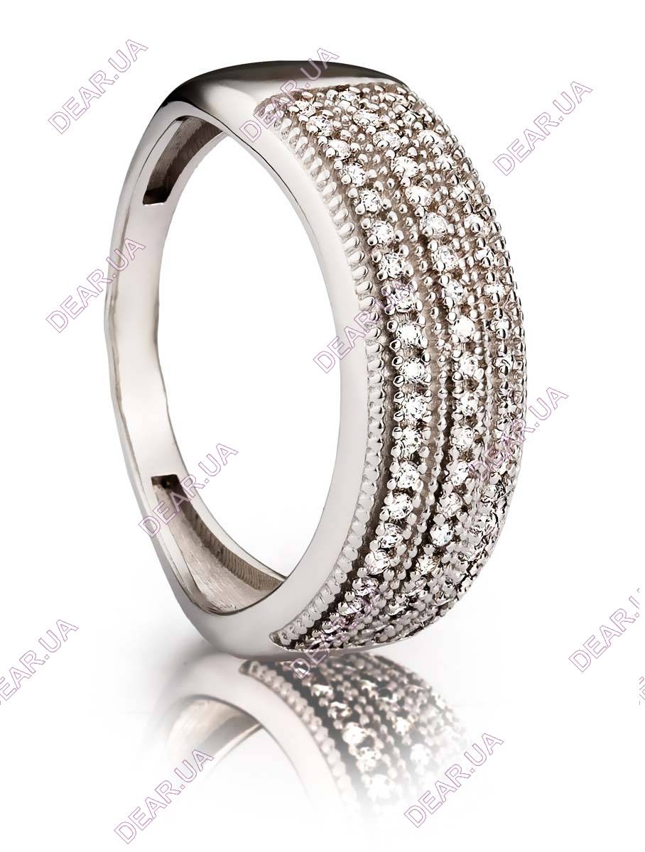 Женское кольцо дорожка из серебра 925 пробы, артикул 2524.1