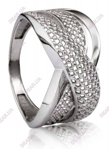 Крупное женское кольцо из серебра 925 пробы, артикул 2339