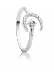 Женское кольцо из серебра 925 пробы, артикул 2919.1