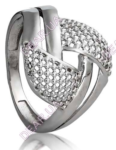 Крупное женское кольцо из серебра 925 пробы, артикул 2399
