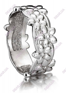 Обручальное женское кольцо из серебра 925 пробы, артикул 2661