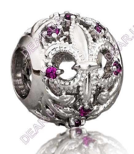Шарм бусина из серебра 925 пробы, артикул 4144.4