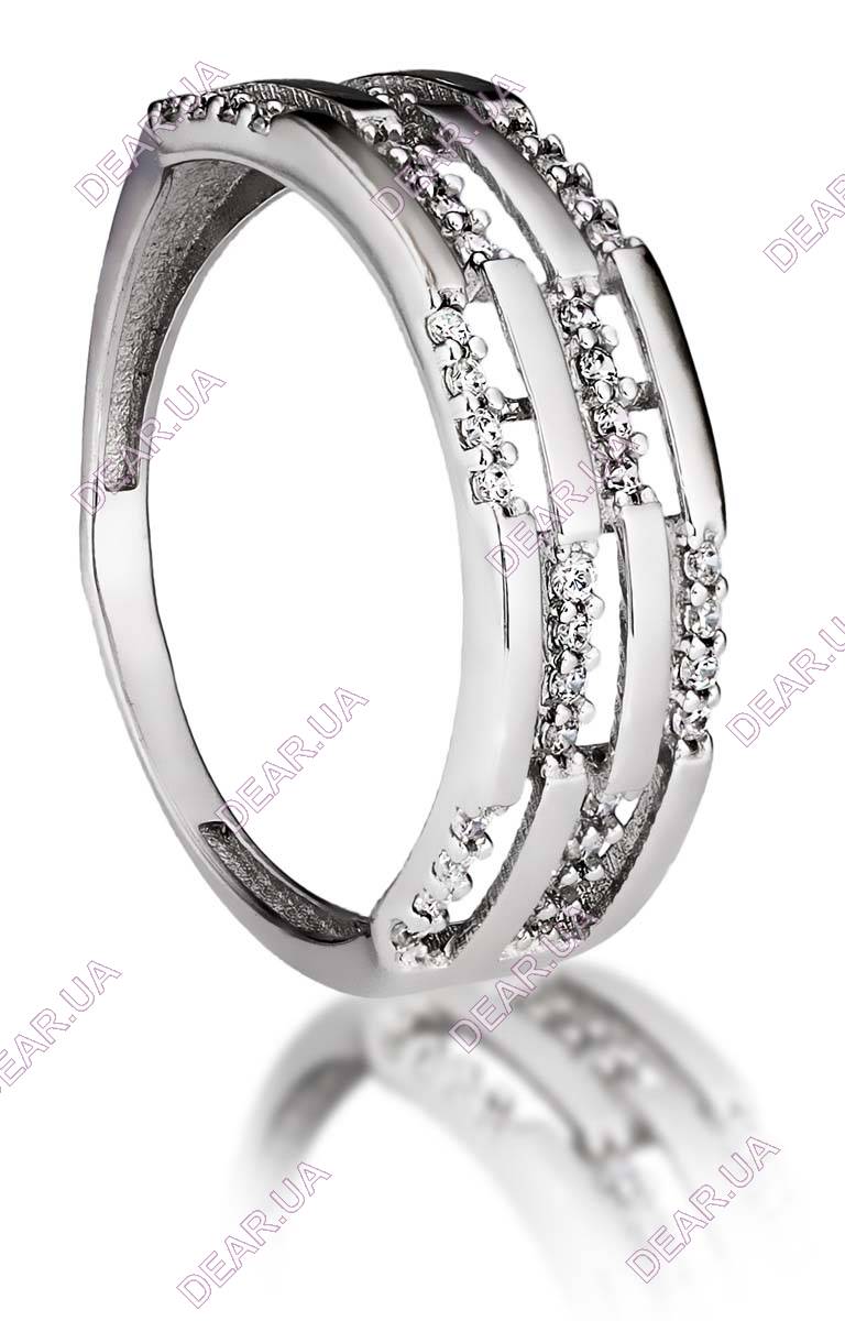 Женское кольцо дорожка из серебра 925 пробы, артикул 2559.1