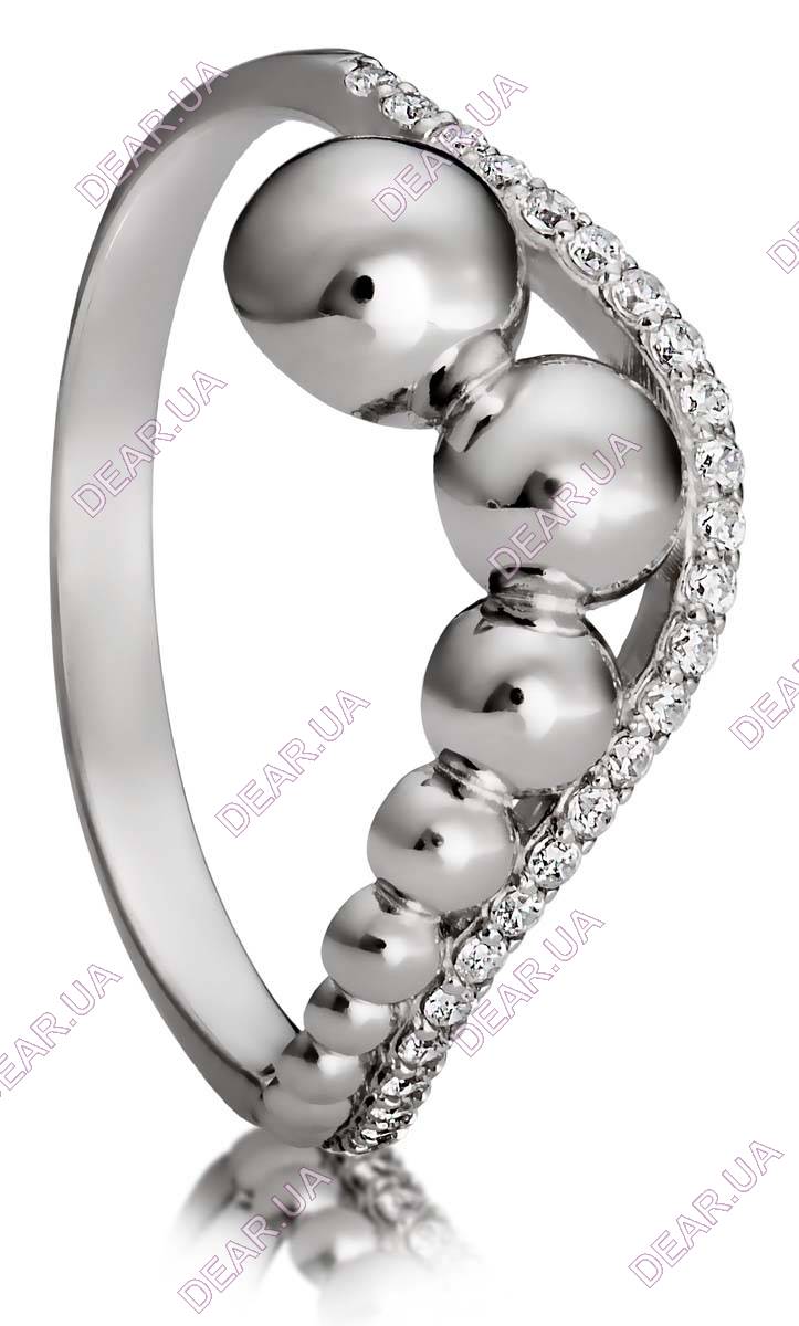 Женское кольцо дорожка из серебра 925 пробы, артикул 2592.1