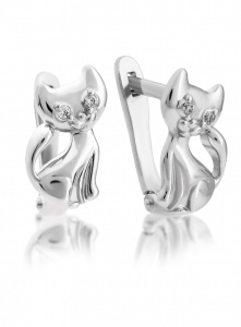 Детские серьги из серебра 925 пробы, артикул 3621.1