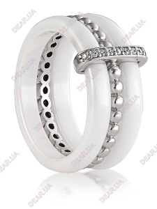 Женское кольцо из серебра 925 пробы, артикул 2621.2.1