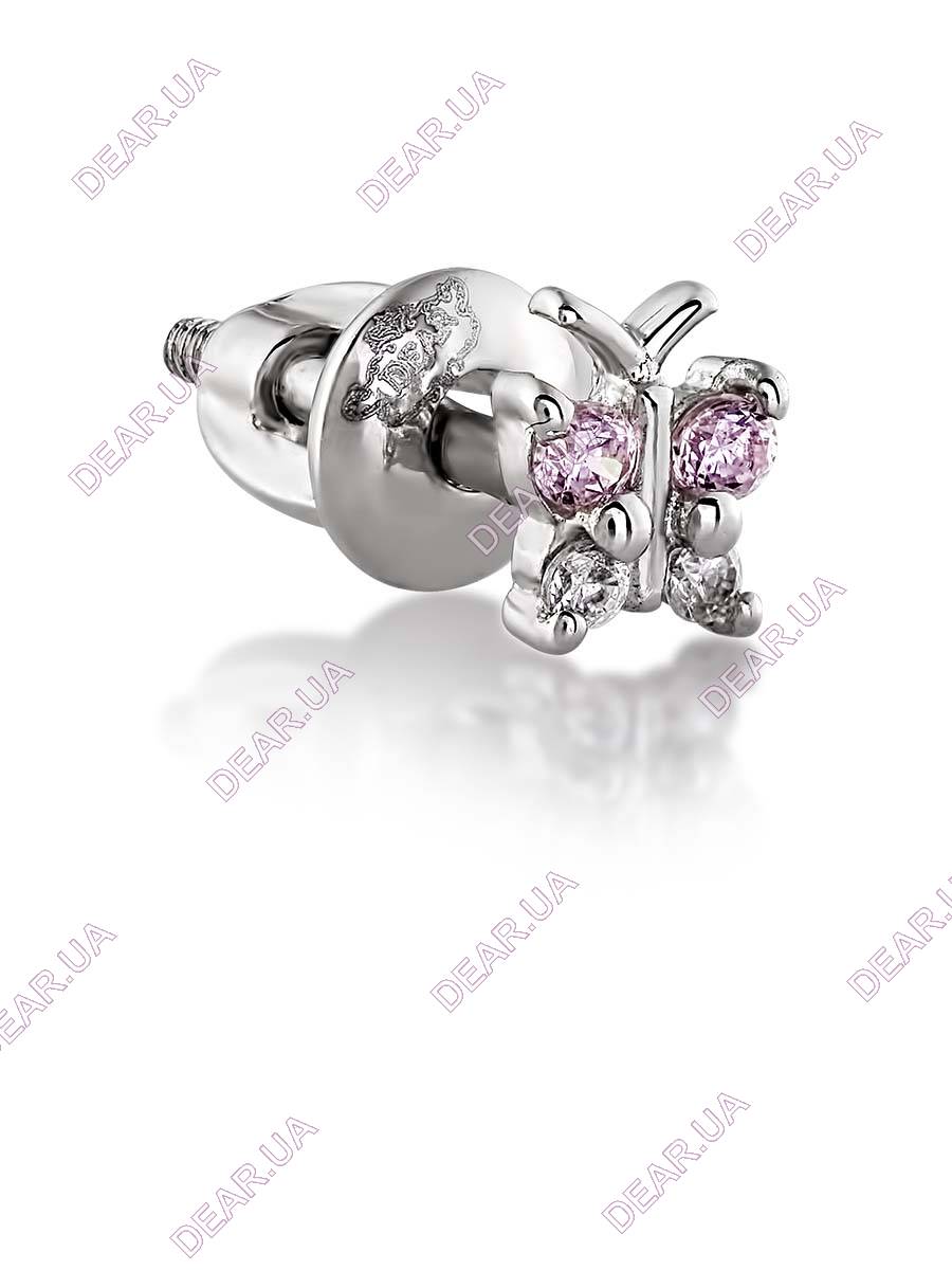 Женские, детские серьги гвоздики из серебра 925 пробы, артикул 3010.9