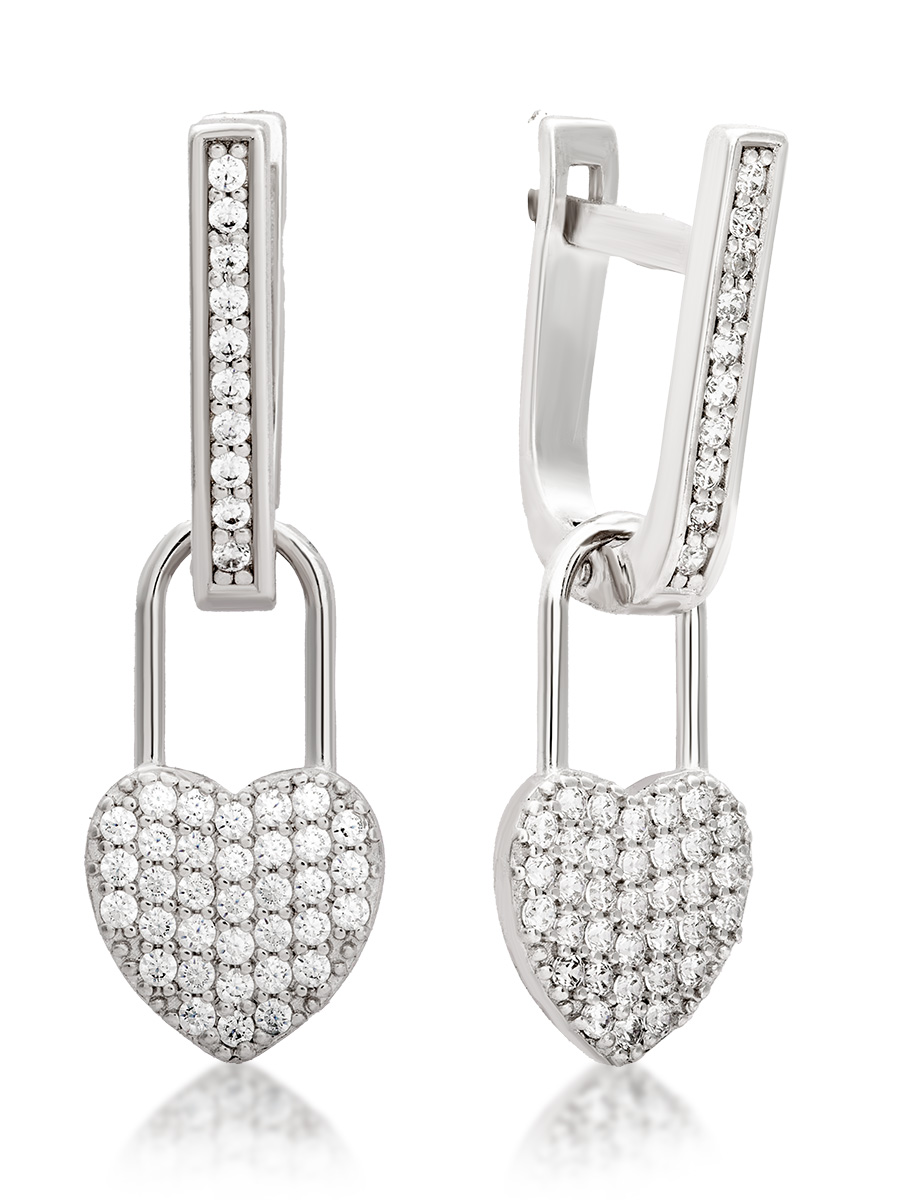 Женские серьги из серебра 925 пробы, артикул 3781.1
