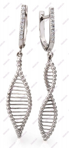 Женские серьги из серебра 925 пробы, артикул 3120.1