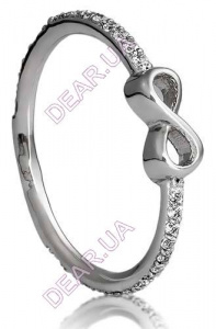 Женское, детское кольцо дорожка из серебра 925 пробы, артикул 2488.1