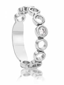 Женское кольцо дорожка из серебра 925 пробы, артикул 2884.1